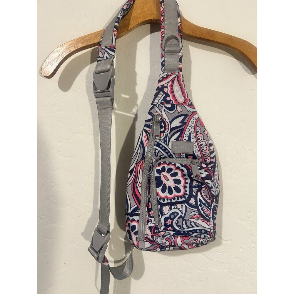 Vera Bradley Sling Backpack - Crossbody - Gramercy Paisley Pattern - mini
